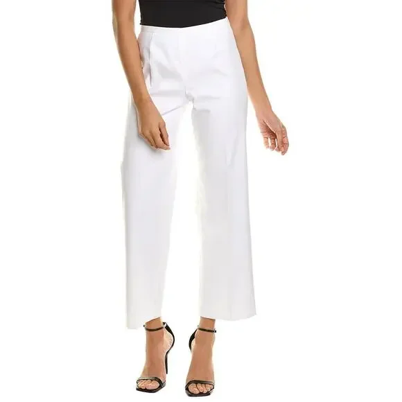 Piazza Sempione Women's Amandine High Waisted Wide Leg Italian Pants Size Small - Picture 1 of 12